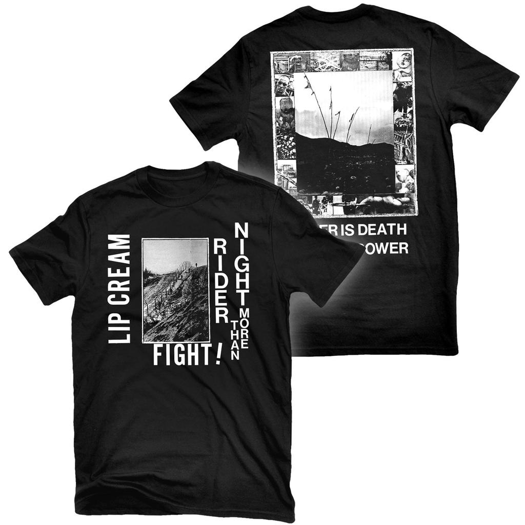 Lip Cream Big Foot  Band Graphic Tee  Cotton Round Neck Casual Unisex Tshirt Summer Top