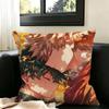 bb26-My Hhero Bakudeku  Pillow Case Square Double-Sided Sofa Cushion Cover Bedroom Bedside Pillow