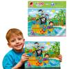 Piankowe Puzzle A4 Morze Piraci Układanka Edukacyjna Roter Kafer