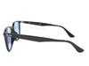 Shiny Sunglasses for Modern Ray-Ban RB4258-F 601/80 [Ray-Ban] Black, Authentic, UV-cut Men, Blue, "Warranty Included"
