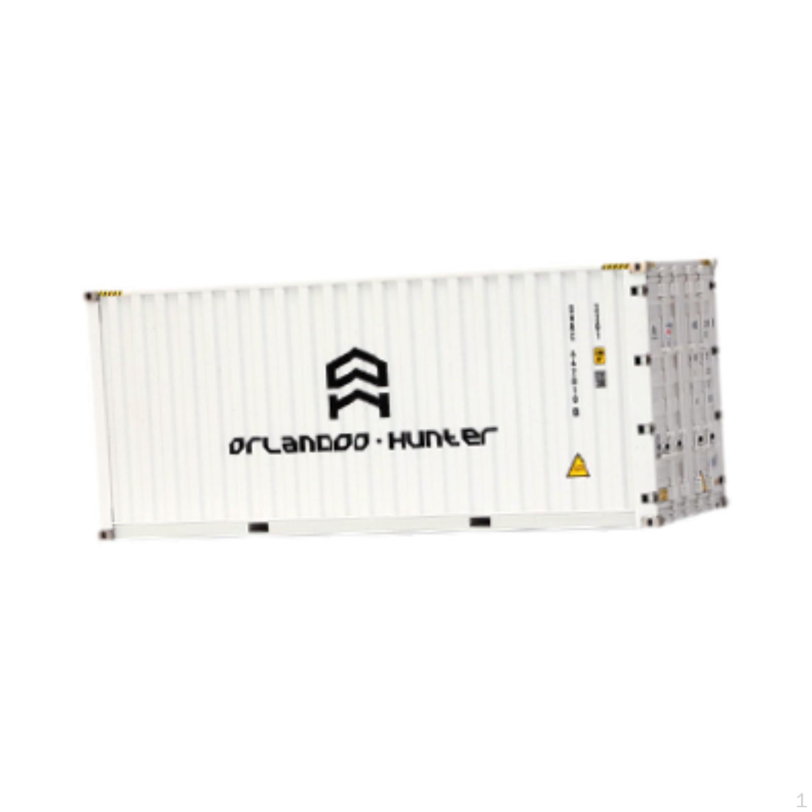 

1:32 Scale Rectangular Container Model Kit - Realistic And Compact DIY for Role-Playing Games M