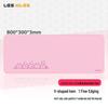 LESAILES Süße Katze Rosa Gaming Schreibtischmatte 800x300x3mm