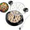 Shredder Chicken With Transparent Cover Large Anti Slip Rotating Kitchen Tool