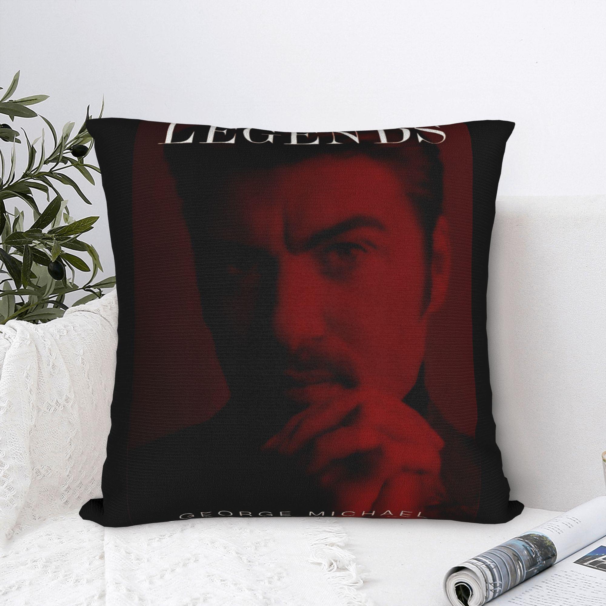 Fine Glasses Unisex George Michael Pillow Case Soft Pillow Cover For Sofa Couch Bed Living Room Kawaii Pillowcases