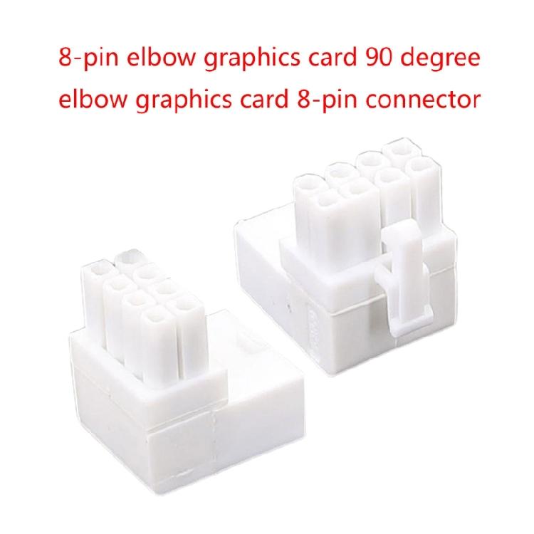 Connettori Angolari a 90 Gradi a 8 Pin Adattatori di Alimentazione Scheda per Scheda Grafica Desktop