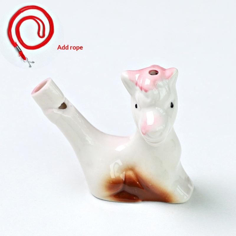 1Pcs Early Learning Bath Noise Maker Bird Whistle Water Musical Ceramic Colorful Animal Shape Water Whistles Party Favor