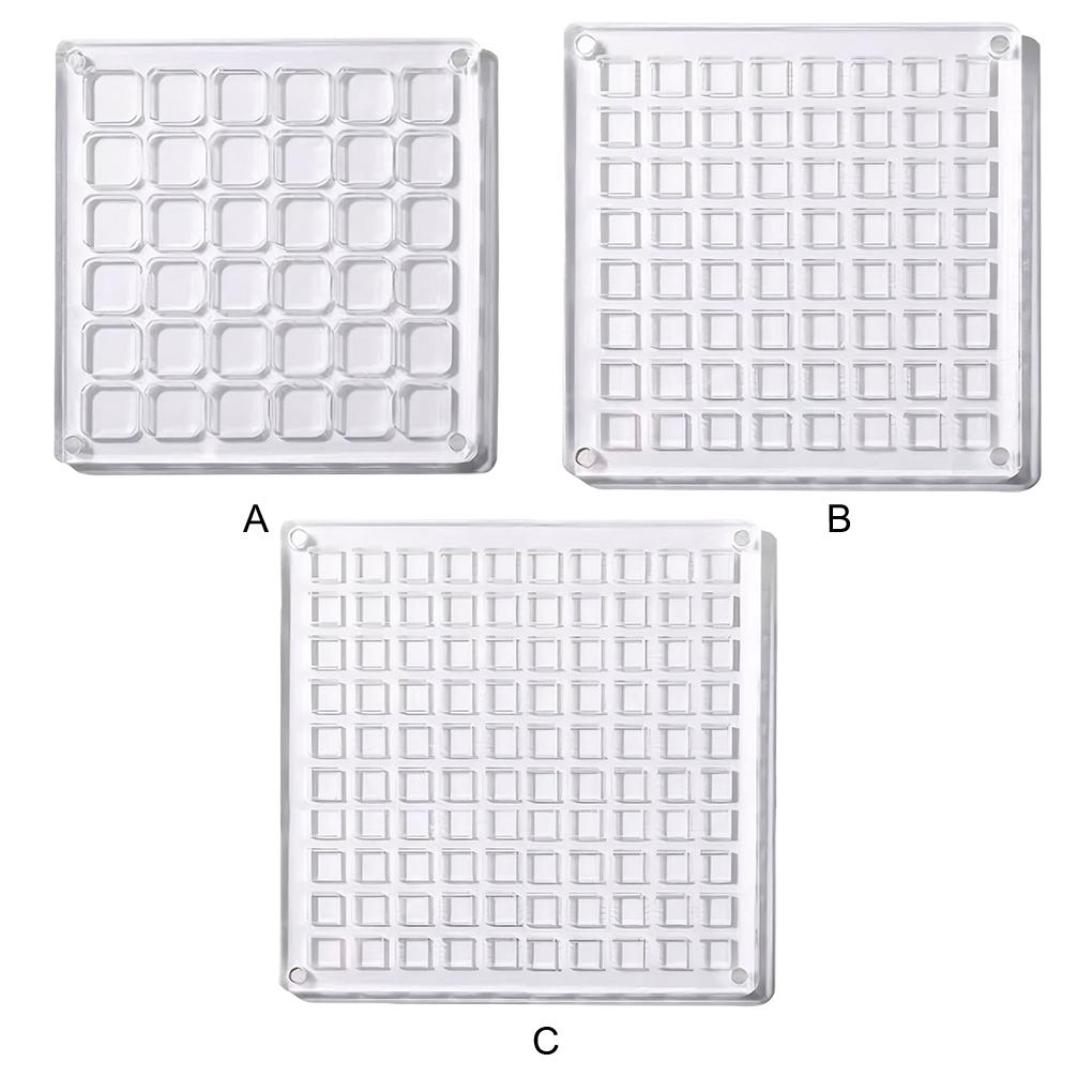 White Shell Display Box Style 1 Transparent 36 Grid Acrylic Box Jewelry Storage Bead Organizer Shell