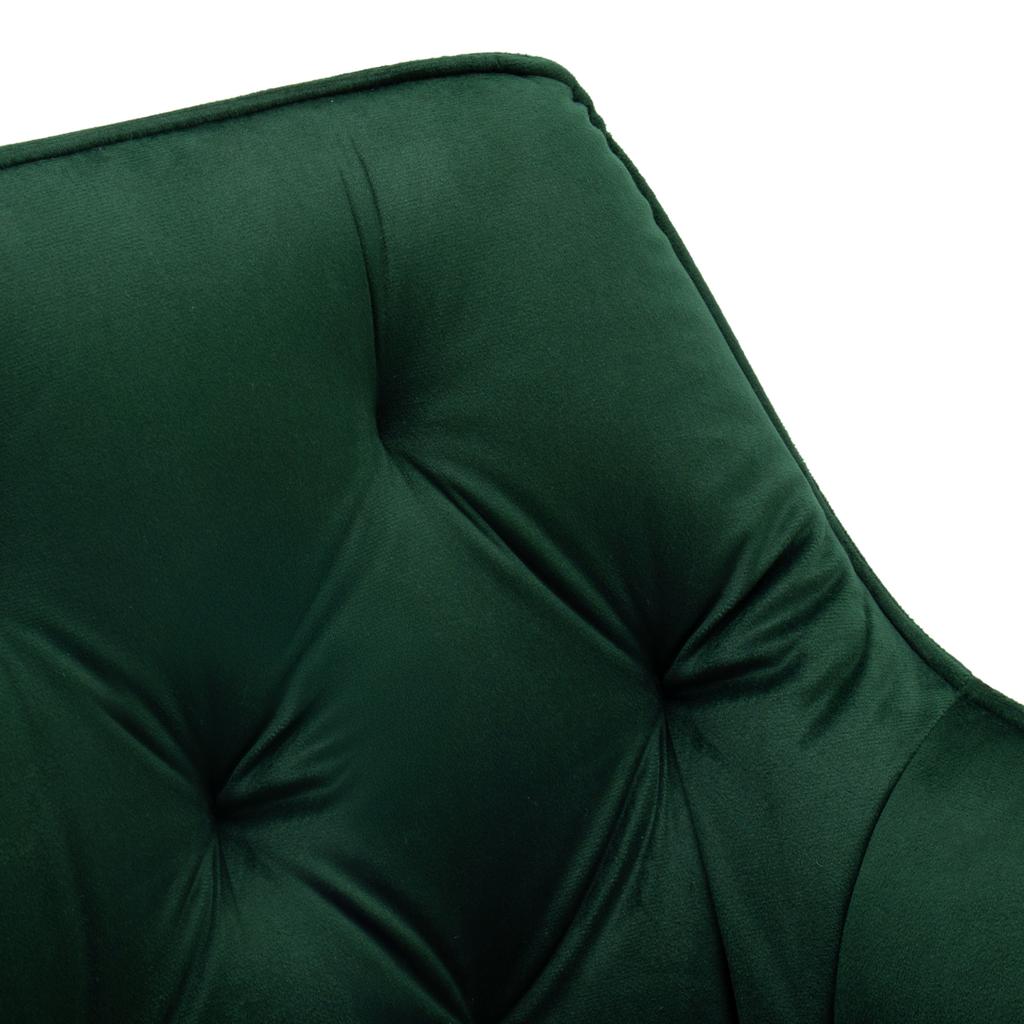 Nevada Velvet Dark Green Velvet Chair