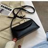 NEW Lady Fashion Simple French one-shoulder Crossbody solid color fashion Underarm Pu Leather small square bag