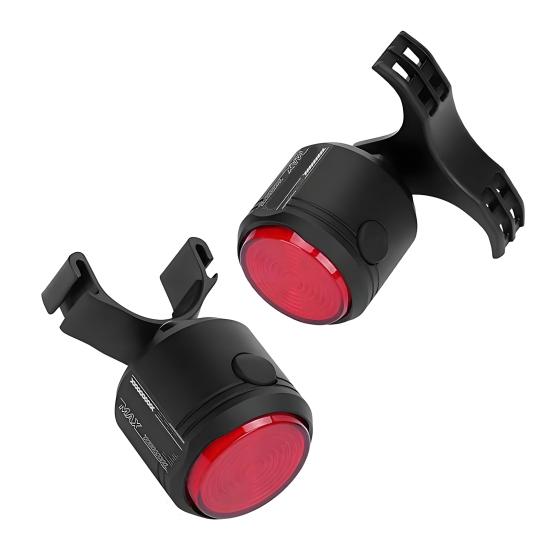 Bicycle Tail Light with Brake Sensor Waterproof USB Rechargeable Universal MTB Road Mountain Bike Cycling Night Riding Warning Rear Lamp