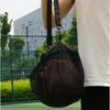 Basketball Bag Crossbody Drawstring Mesh Storage Shoulder Sports Ball Organizer Pouch Carrying with