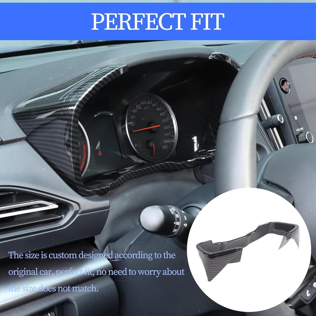 Dashboard Trim Frame Fit for 2022 2023 2024 Subaru WRX Dash Cover Instrument Panel Dial Trim Cover Frame Dash Panel Frame Interior Trim