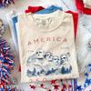 Vintage 4th July 250th Year Mount Rushmore Shirt, America 1776 2026 Patriotic Tee, USA Freedom Top, Comfort Colors USA Independence Day Gift