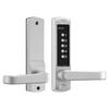 Mechanical Keyless Entry Door Lock, 2.0 Code Upgrade, 5 Digits Code, Single-Sided Push Button Combination Keypad Door Lock with Handle, Auto Locking,