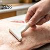 Food Processing Tool Pig Hair Removal Tool, T-Shaped Handle Stainless Steel Blade Scraper, T Shaped Scraper Easy Fat for Meat And Scraping Kitchen