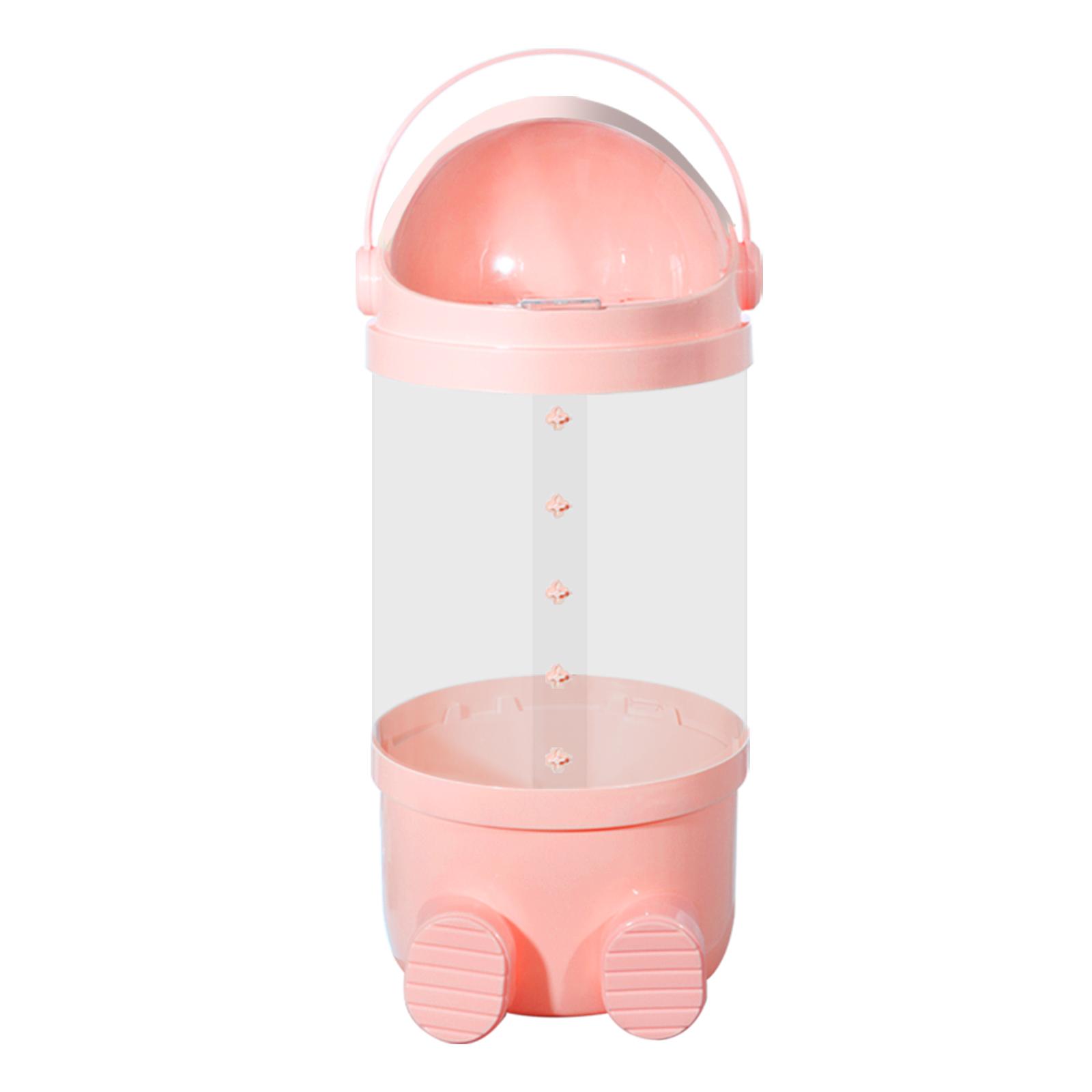 Большая вместительная корзина для хранения кукол, многофункциональная бочка для хранения кукол, легко перемещаемая пластиковая корзина для детской игровой комнаты 65 розовый