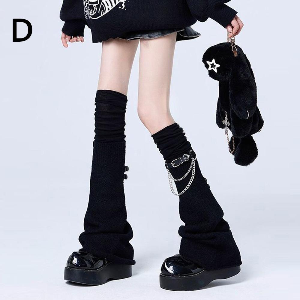 Flare Design Lace Leg Warmer Lace Trim Thigh High Socks New Y2k Socks  Japanese Style