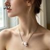 Humorous Jewelry Gift Funny Banana Pendant Necklace, Resin Hand-Sculpted Cute Personalized for Friends Lifelike Fruit Necklace Jewelry, Creative
