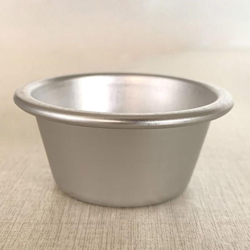 Confezione da 10 Stampini Antiaderenti per Tazze da Torta Occidentale, Stampi per Budino, Teglia in Alluminio per Muffin, Piccoli Stampi per Tartellette all'Uovo, Pratico Utensile da Cucina