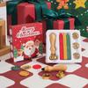 Christmas Holiday Seal Stamp Set for Wedding Christmas Valentines, With Wood Handle, Replaceable Stamp Head, Seal Sticks