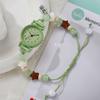 Fashion Sweet Bracelet Watch Adjustable Dopamine Star Chain Watch Pendant Beaded Quartz Watch for Women Girls