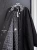 Men's British Style Hooded Wool Trench Coat, Mid-Length, Thick Cotton, Over-the-Knee Winter Jacket