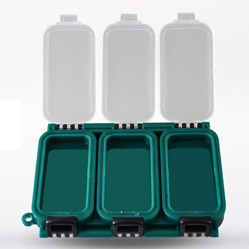Fishing Lures Hooks Storage Container Double Side Fishing Accessory Case Fishing Tackle Storage Box Multi Compartment