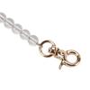 2pcs Transparent Bag Strap Metal Chain Purse Strap Bead Assortments Purse Chain  Handbag Accessories