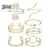 Europäischer Stil Armschmuck 7 Stück/Set Böhmische Armbänder Verstellbar Offenes Design