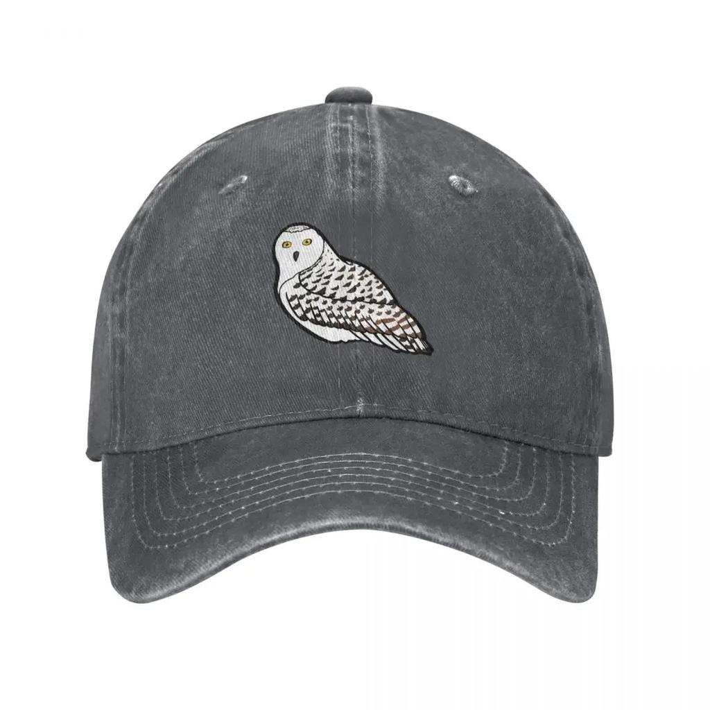 Snowy Owl Baseball Cap Custom Caps Cute Golf Unisex Womens
