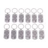 12Set Cross Christian Gifts Inspirational Bible Verse Keychain, Be Strong And Courageous Pendant, Religious Jewelry For Birthday