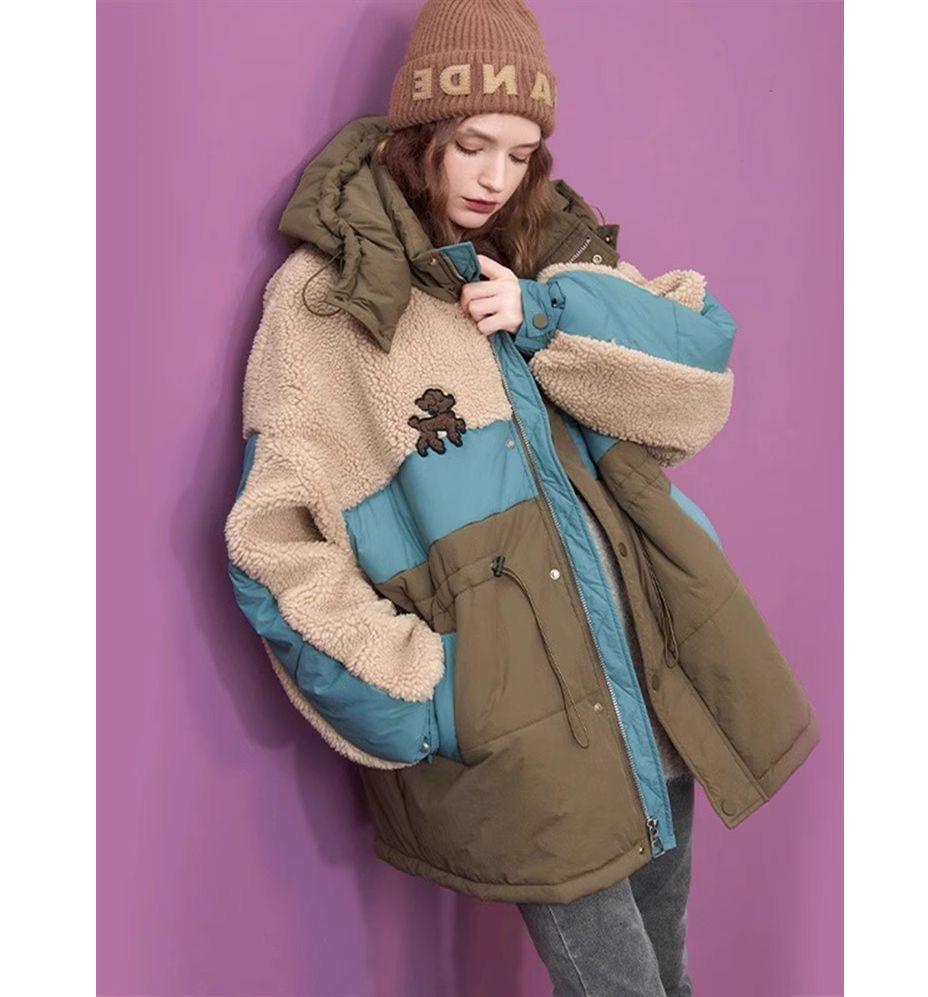 

Персонализированное спортивное пальто из сращенного хлопка с капюшоном и защитой от холода