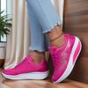 36-43 Women's Plus Size Simple and Fashionable Thick Soled Casual Sports Shoes Rocking Shoes Height Increasing Women's Shoes