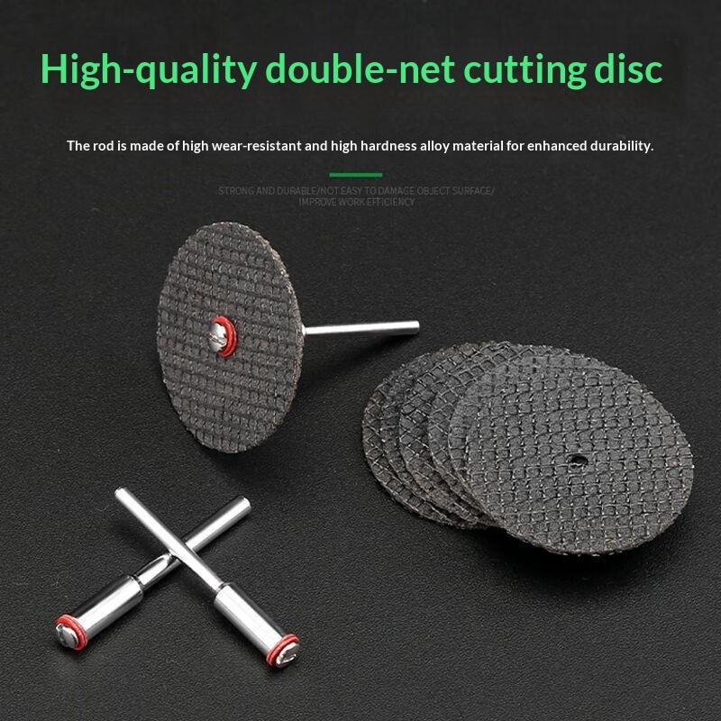 11/21/25/54 Pcs Abrasive Cutting Disc 32mm With Mandrels Grinding Wheels For Metal Cutting Rotary Tool Saw Blade
