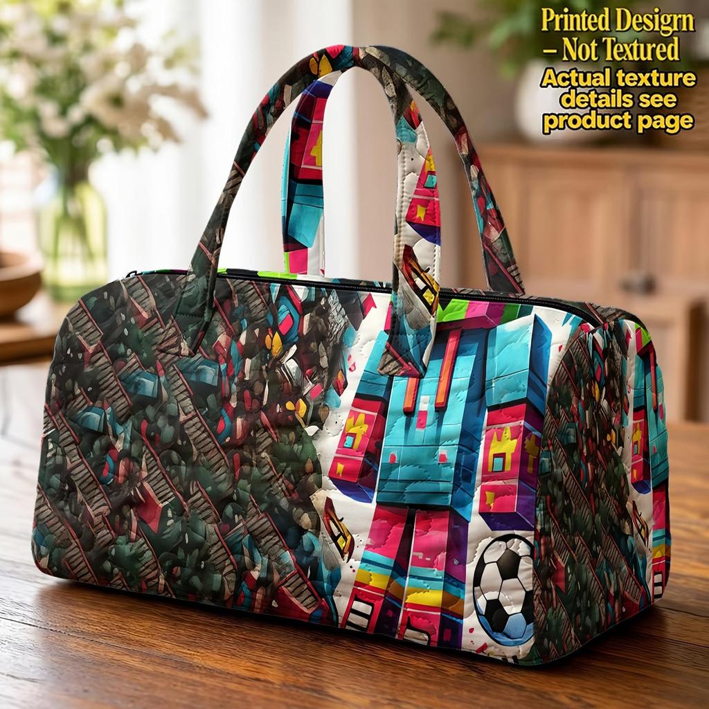 2026 Multi-functional 3D Printed Sports Travel Handbag