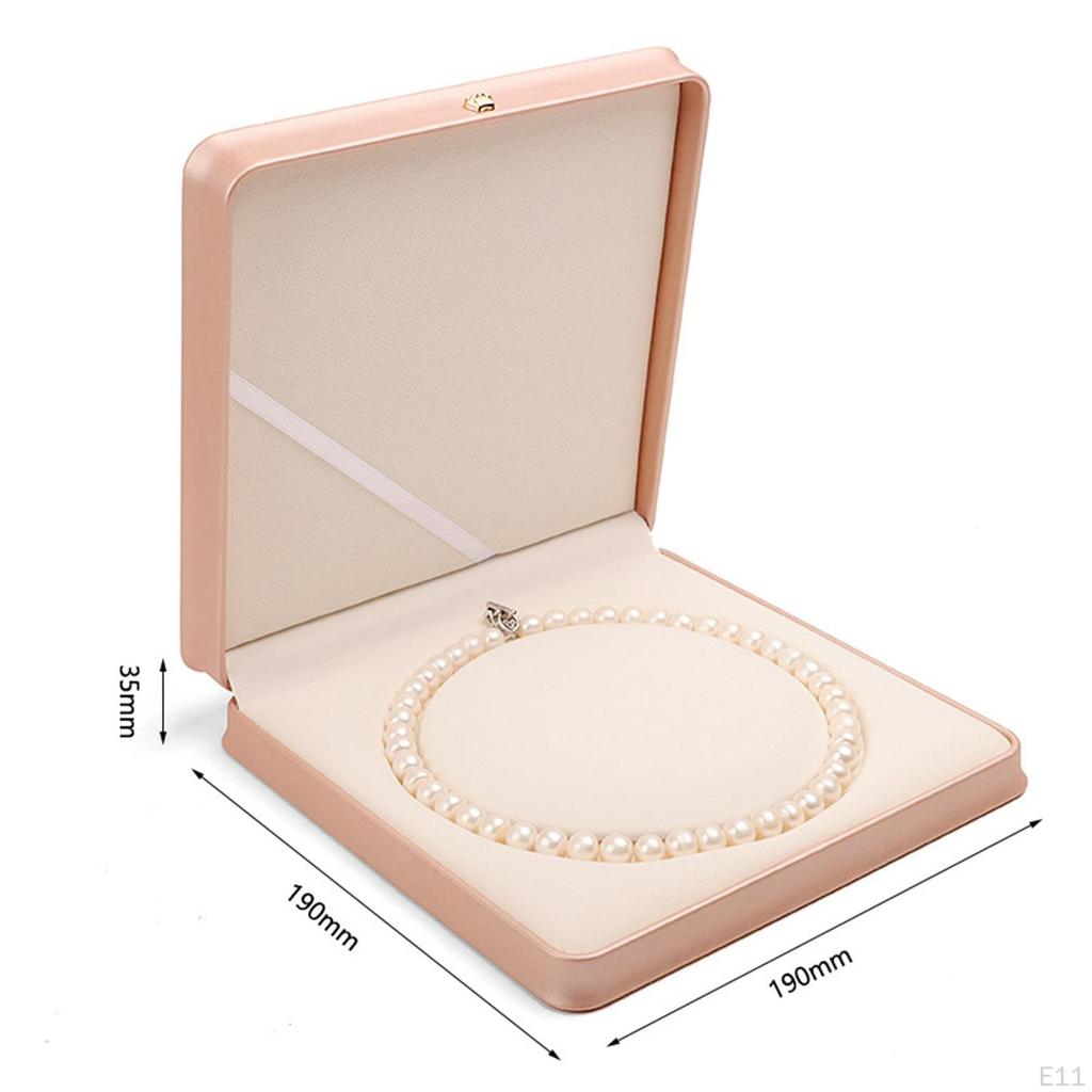 Elegant Jewelry Storage Box for Necklaces - Perfect Weddings and Proposals