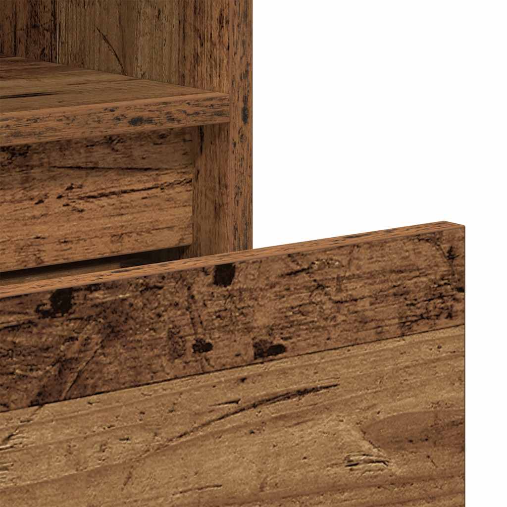 Bookshelf Vintage Wood Look 36 x 30 x 171 cm Engineered Wood