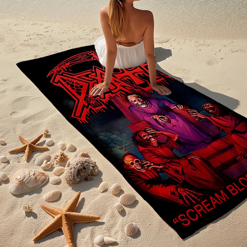 Death Fashion Beach Towel: Ideal for Summer Adventures Soft, absorbent and quick drying suitable for swimming and bathing