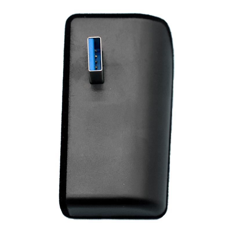 Glove Box Docking Station For Tesla Model Y Model 3 Quick Charger 4 USB Shunt Hub Flocking Adapter Powered Splitter Extension