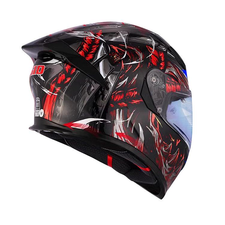 All-Season Motorcycle Full Face Helmet, 3C Certified for Men and Women