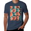 Adorable Vintage Pattern Art Cats Kittens Funny Tshirt Plus Size Summer Short Sleeve Tshirt