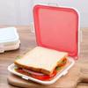 Portapranzo Portatile per Sandwich Toast Bento Box Riutilizzabile in Silicone Contenitore per Alimenti per il Pranzo Ecologico Stoviglie per Cena Adatte al Microonde