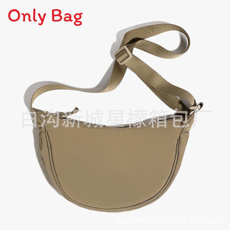 Piccola Borsa a Tracolla in Tessuto Oxford per Donna con Chiusura a Zip e Tasca per Carte per Uso Quotidiano