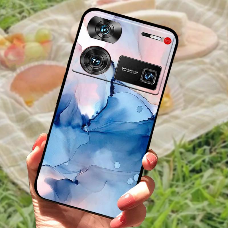 Shockproof Funda For ZTE Nubia Z60 Ultra Case Silicon Black Soft Bumper for Nubia Z60 Ultra Phone Cases Z60Ultra Cartoon Shell