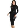 GRAXIA Cabaret Midi Knit Tight Suitable for Hostess Long High One Size Fits All Dress, Dress, Dress, Fit, Hostesses, Clubs, Lounges, Sleeves, Slit,