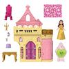 Mattel Disney Princess Belle and the Castle (Stackable Castle Series! Mini Doll) [Dress-up Doll, Castle] [House and Accessories Included] [Ages 3+] [G