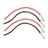 10 SZT. Kabel silnika szczotkowego RC Czarny Czerwony Złącze bananowe 4mm Przewód silikonowy 16AWG dla Axial Scx10