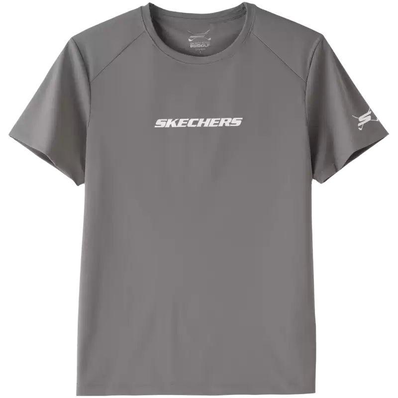 Skechers Breathable Antibacterial Casual Running T-Shirt Unisex tops P224U047-05CQ S