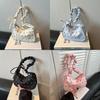 Pu Butterfly Knot Crossbody Bag For Daily Office Wear