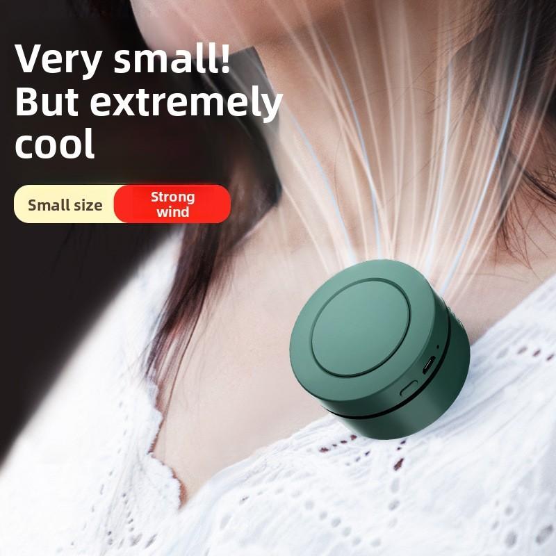 Portable Usb Neck Fan With Quiet Motor For Office And Outdoor Use